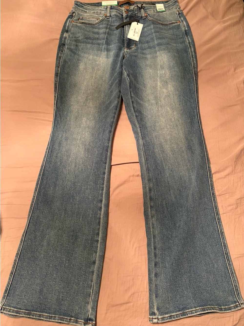 Judy Blue Faded Blue Flare Jeans